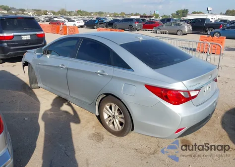 2014 Hyundai Sonata Gls z USA, uszkodzony, nr VIN 5NPEB4AC6EH872712